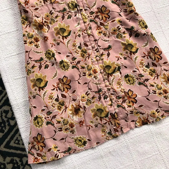 Sanctuary Anthropologie Floral Mini Dress Indie Sleaze Y2K Grunge Distressed - Picture 2 of 9